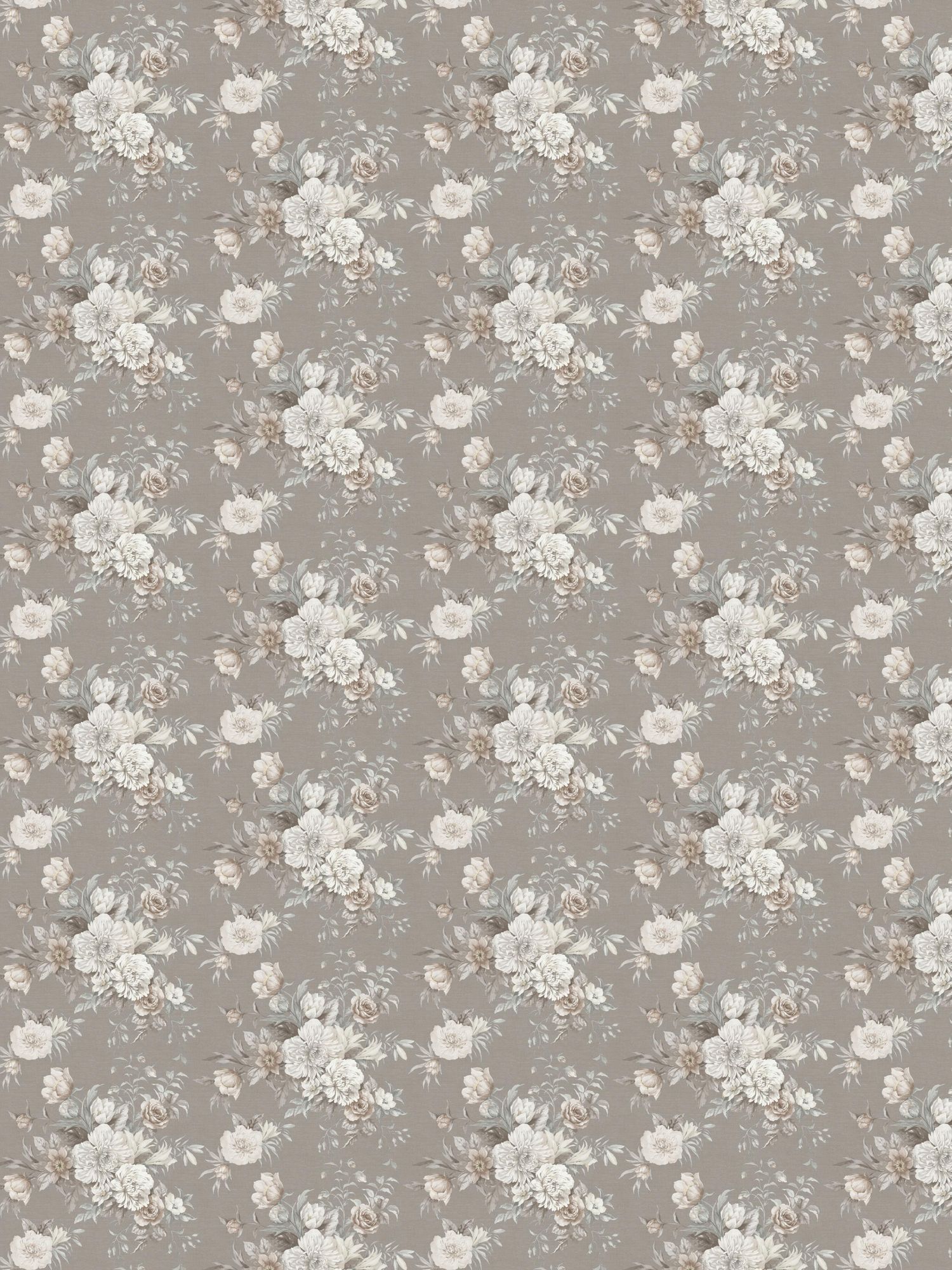 4251 Floral Charm Dark Grey and Beige Dreamy Escape Wallpaper by Boråstapeter