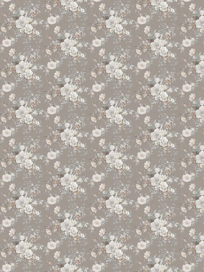 4251 Floral Charm Dark Grey and Beige Dreamy Escape Wallpaper by Boråstapeter
