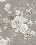 4251 Floral Charm Dark Grey and Beige Dreamy Escape Wallpaper by Boråstapeter