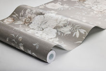 4251 Floral Charm Dark Grey and Beige Dreamy Escape Wallpaper by Boråstapeter