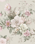 Floral Charm Light Multi and Beige Dreamy Escape Wallpaper by Boråstapeter