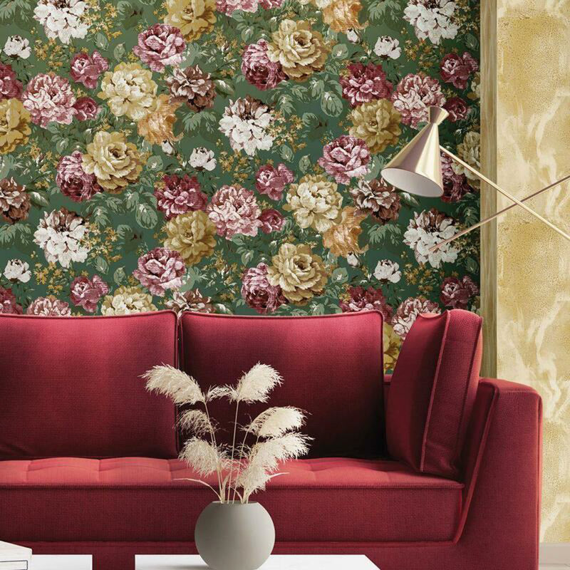 42535 Italian Floral Opulence Wallpaper by Galerie