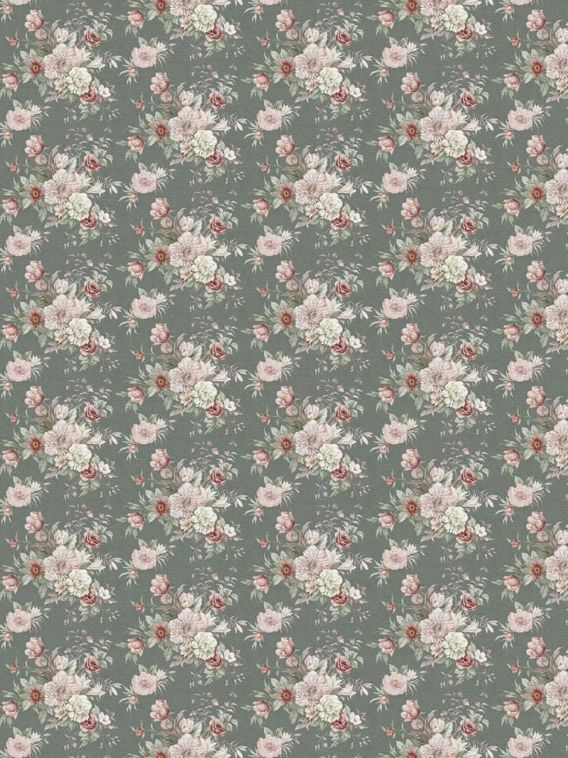 4253 Floral Charm Dark Multi and Green Dreamy Escape Wallpaper by Boråstapeter