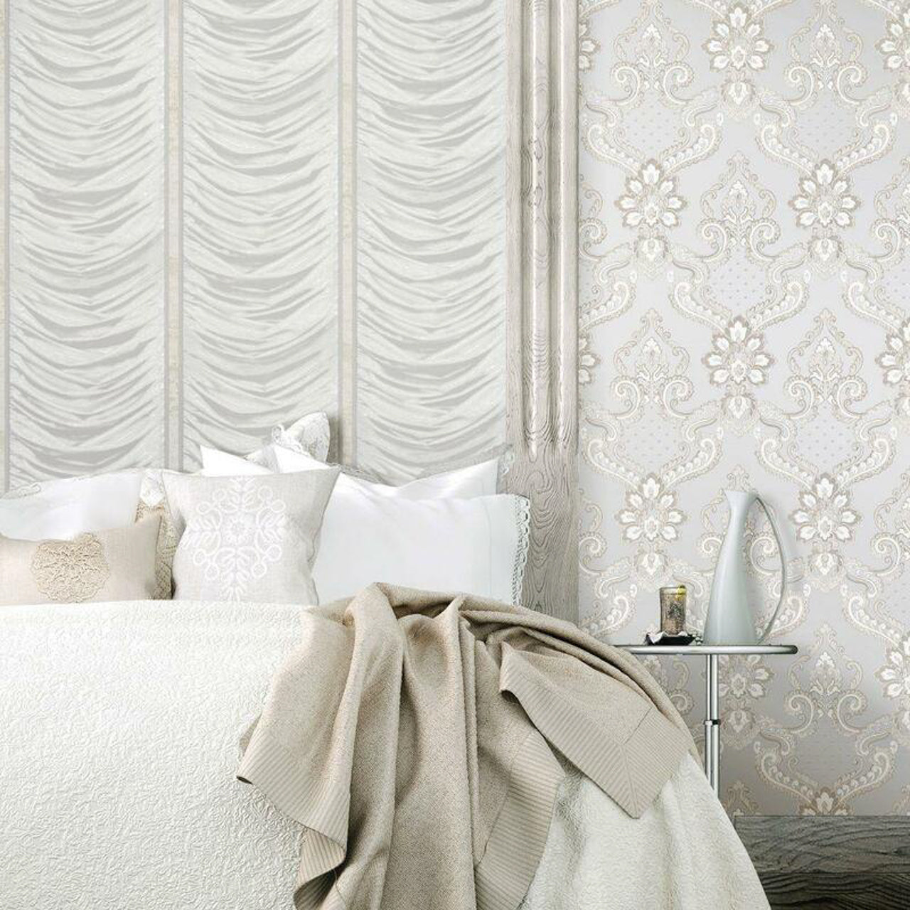 42546 Drape Effect Opulence Wallpaper by Galerie