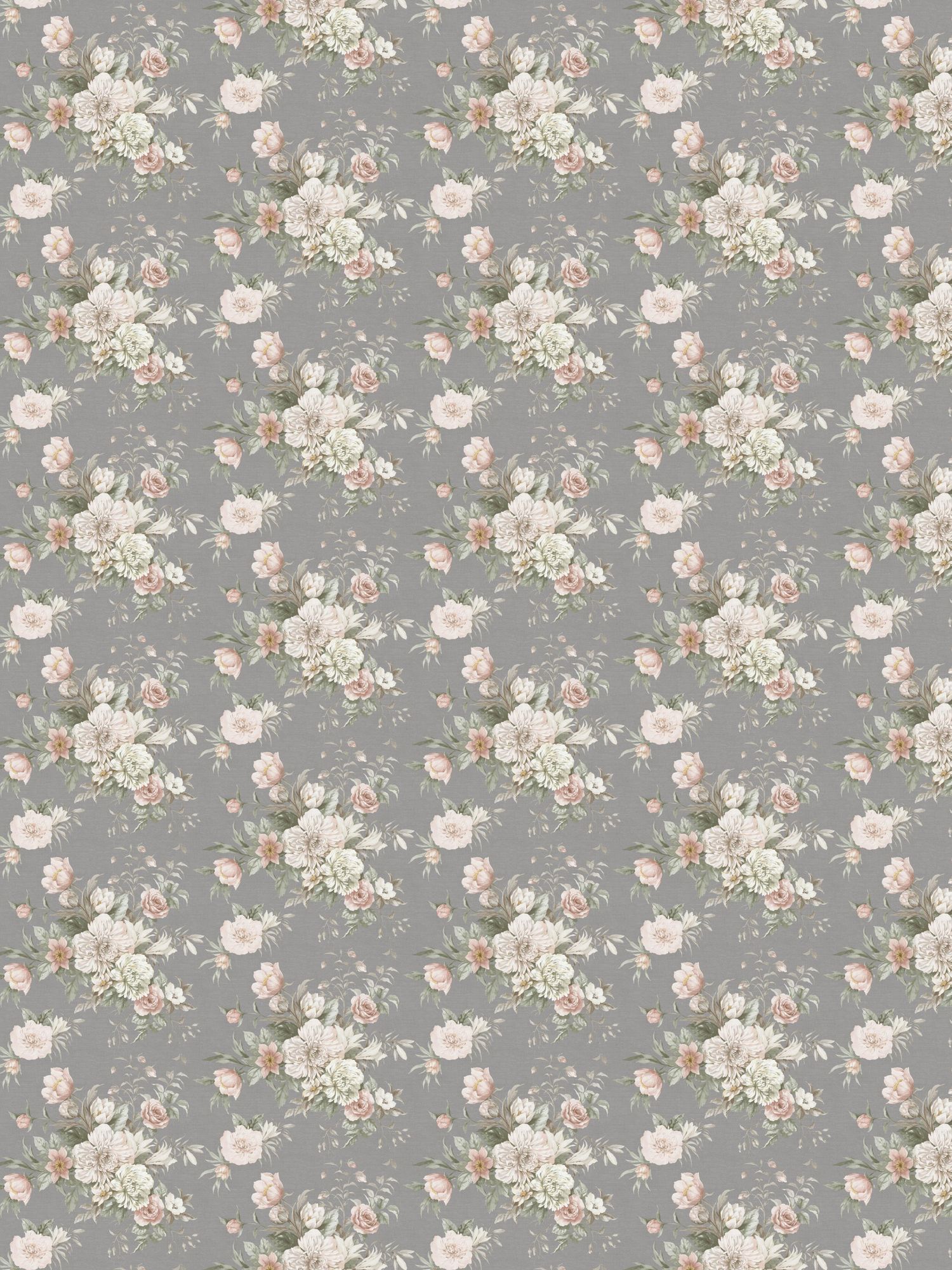 4254 Floral Charm Dark Grey and Multi Dreamy Escape Wallpaper by Boråstapeter