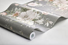Floral Charm Dark Grey and Multi Dreamy Escape Wallpaper by Boråstapeter