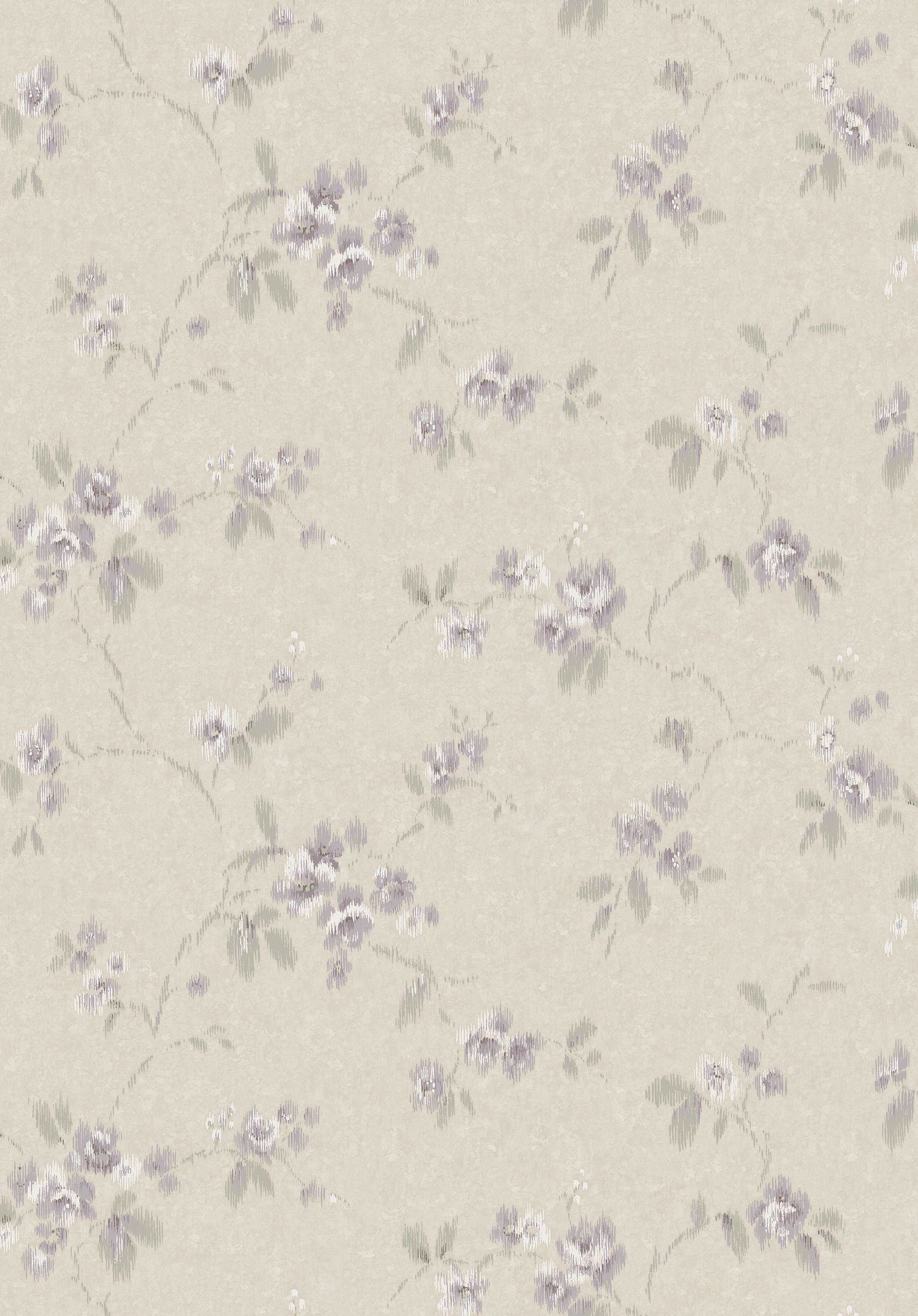 4256 Vintage Rose Light Beige and Purple Dreamy Escape Wallpaper by Boråstapeter