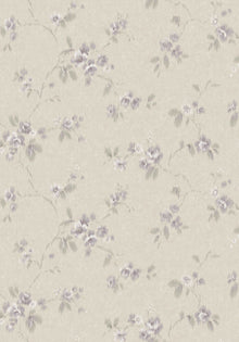 4256 Vintage Rose Light Beige and Purple Dreamy Escape Wallpaper by Boråstapeter