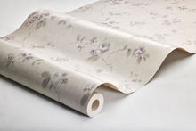 Vintage Rose Light Beige and Purple Dreamy Escape Wallpaper by Boråstapeter