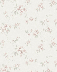 4257 Vintage Rose Light White and Multi Dreamy Escape Wallpaper by Boråstapeter
