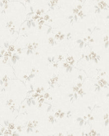 4258 Vintage Rose Light Beige and Grey Dreamy Escape Wallpaper by Boråstapeter