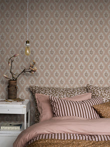 4260 Eternal Flower Light Pink and Beige Dreamy Escape Wallpaper by Boråstapeter