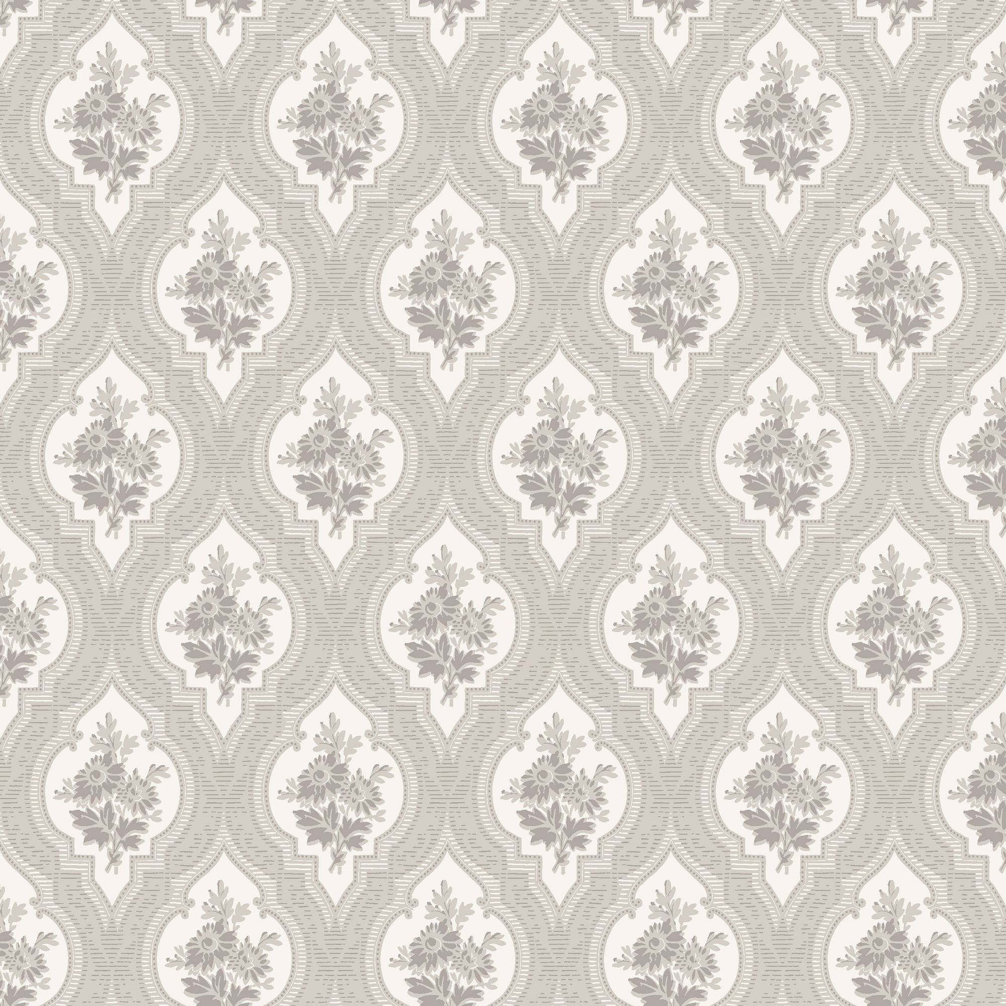 4261 Eternal Flower Light Beige and Brown Dreamy Escape Wallpaper by Boråstapeter
