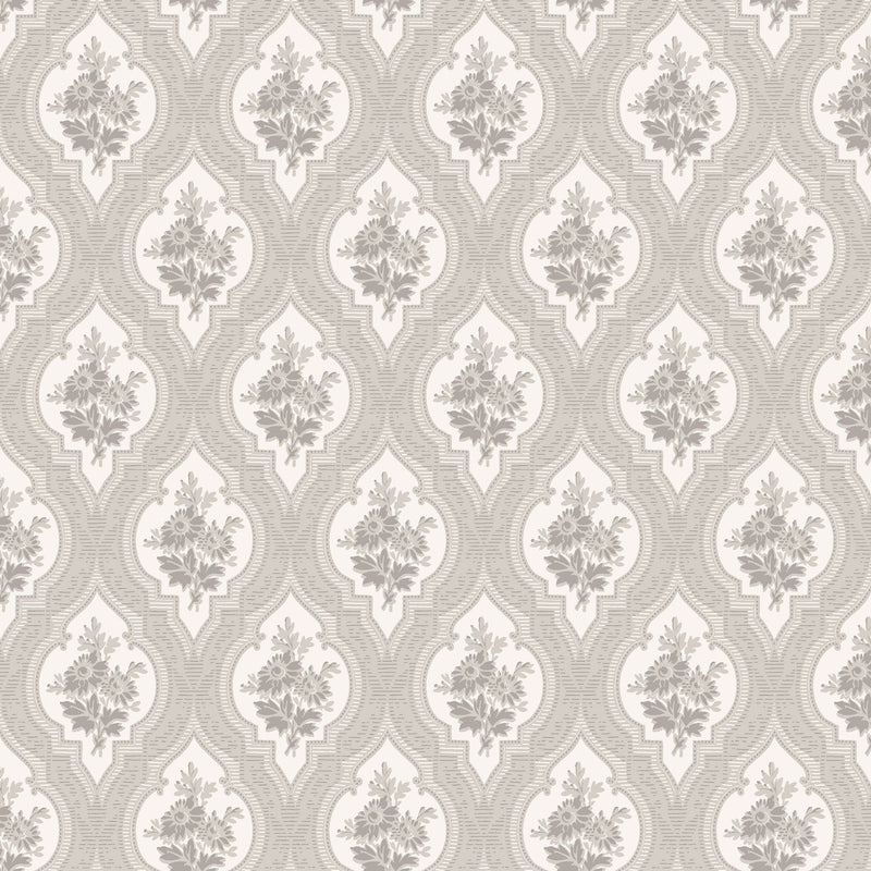 4261 Eternal Flower Light Beige and Brown Dreamy Escape Wallpaper by Boråstapeter