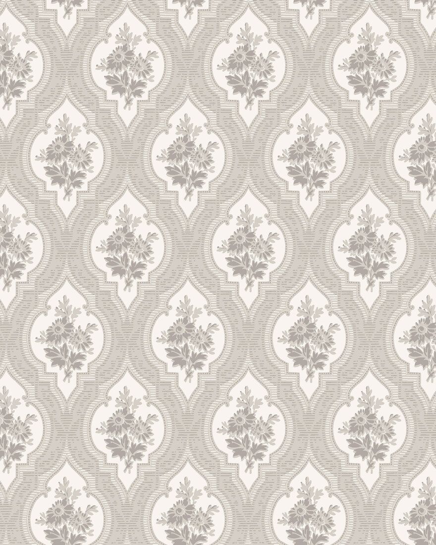 4261 Eternal Flower Light Beige and Brown Dreamy Escape Wallpaper by Boråstapeter