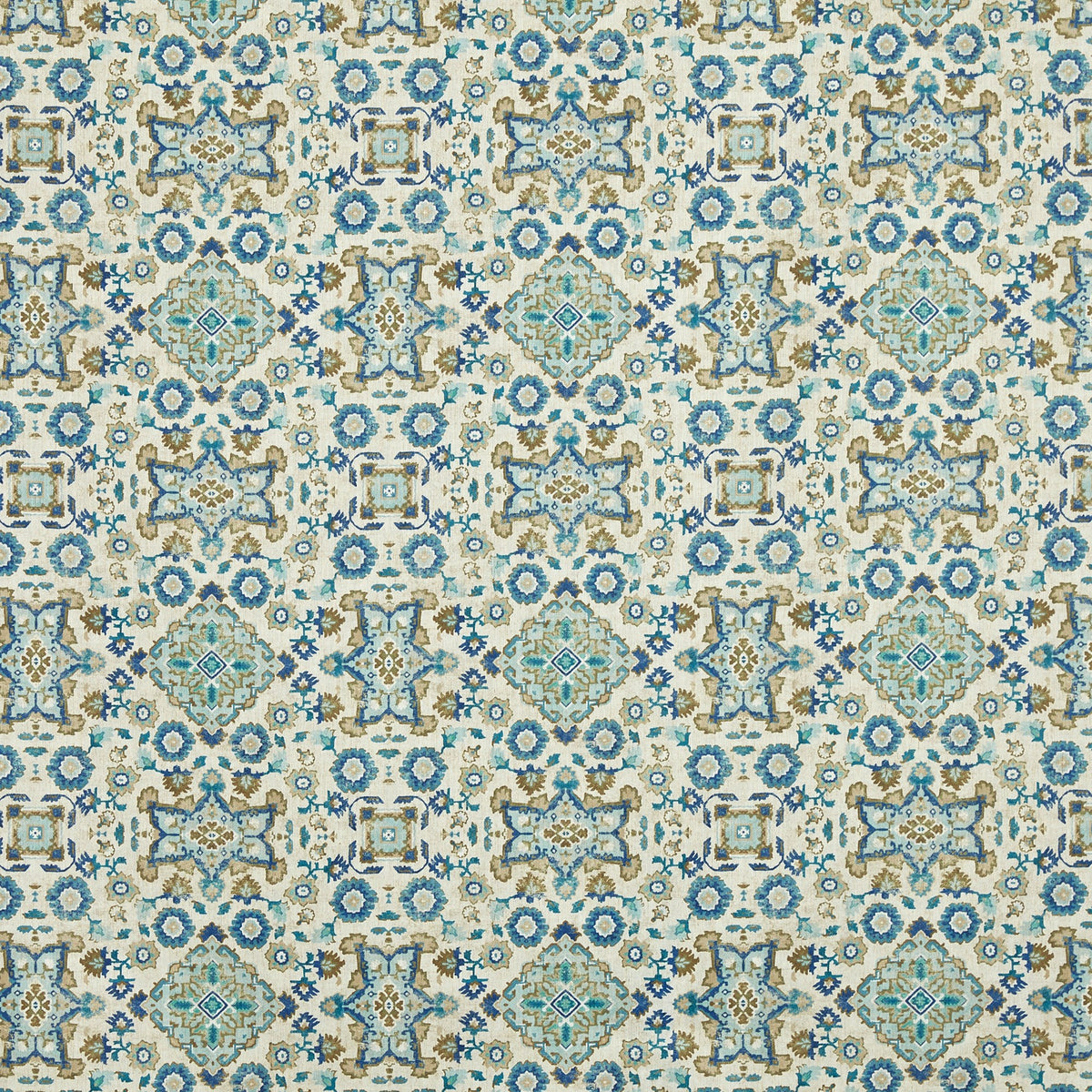 4262/770 Sadira Lagoon Rustic Persian Fabric by Prestigious Textiles