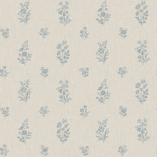 4264 Petit Fleurs Light Beige and Blue Dreamy Escape Wallpaper by Boråstapeter