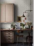 4265 Petit Fleurs Light Beige and White Dreamy Escape Wallpaper by Boråstapeter