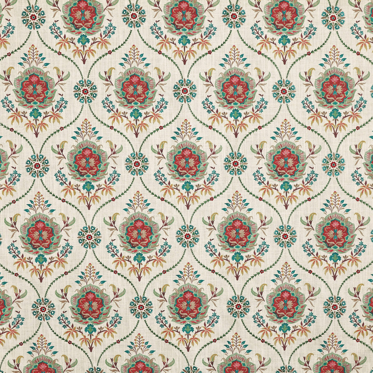 4266/641 Leila Dragonfly Rustic Persian Fabric by Prestigious Textiles