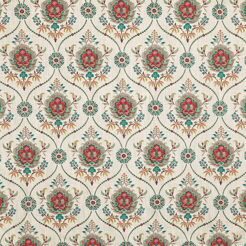 4266/641 Leila Dragonfly Rustic Persian Fabric by Prestigious Textiles