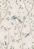 Paradise Birds Light Multi and Beige Dreamy Escape Wallpaper by Boråstapeter