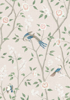 4270 Paradise Birds Light Multi and Beige Dreamy Escape Wallpaper by Boråstapeter