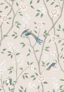 4270 Paradise Birds Light Multi and Beige Dreamy Escape Wallpaper by Boråstapeter