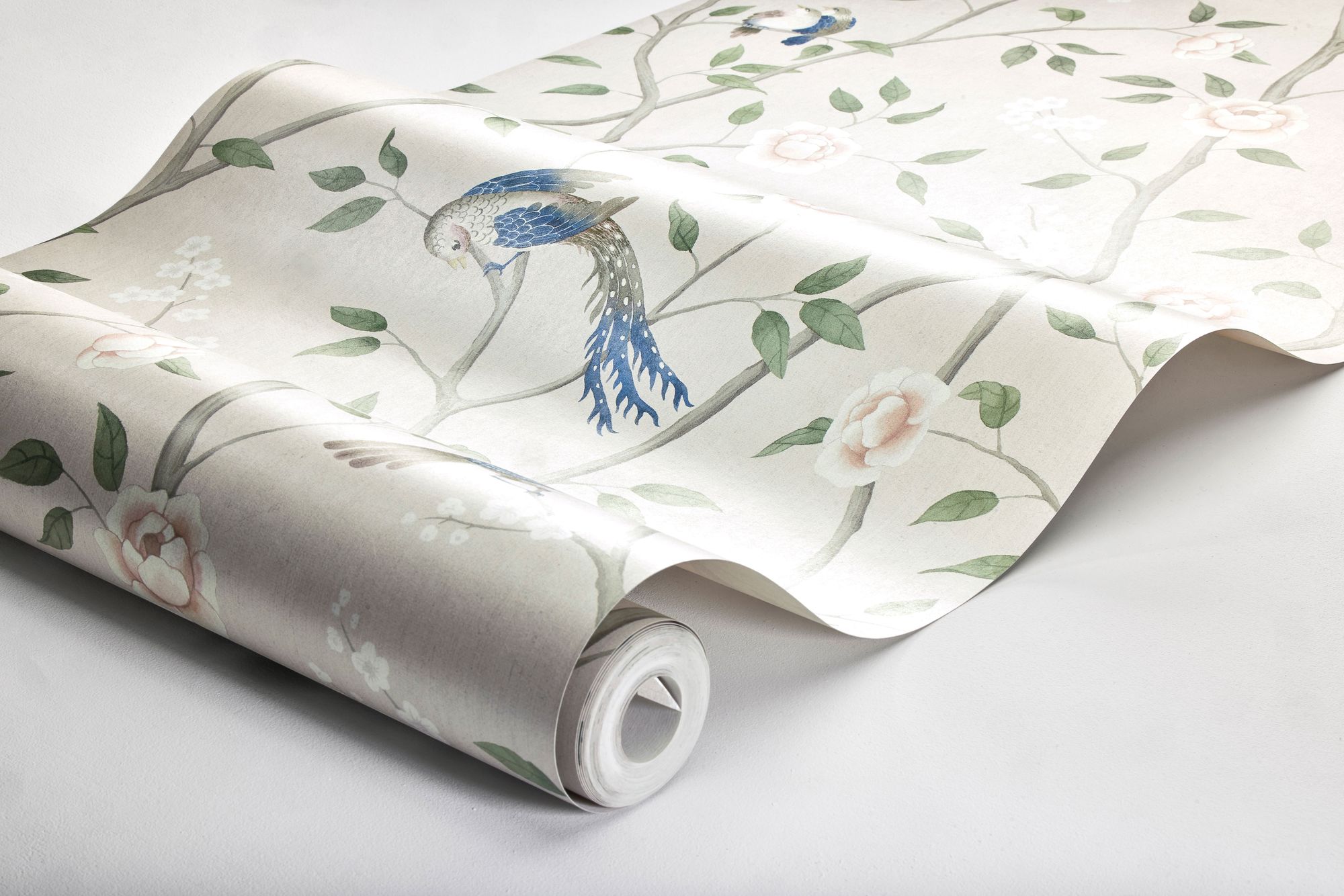 4270 Paradise Birds Light Multi and Beige Dreamy Escape Wallpaper by Boråstapeter