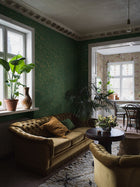 4271 Oriental Garden Dark Green Dreamy Escape Wallpaper by Boråstapeter