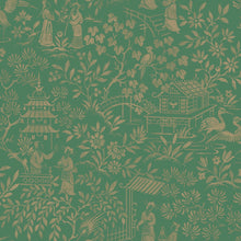 4271 Oriental Garden Dark Green Dreamy Escape Wallpaper by Boråstapeter