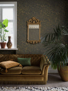 4272 Oriental Garden Dark Black Dreamy Escape Wallpaper by Boråstapeter
