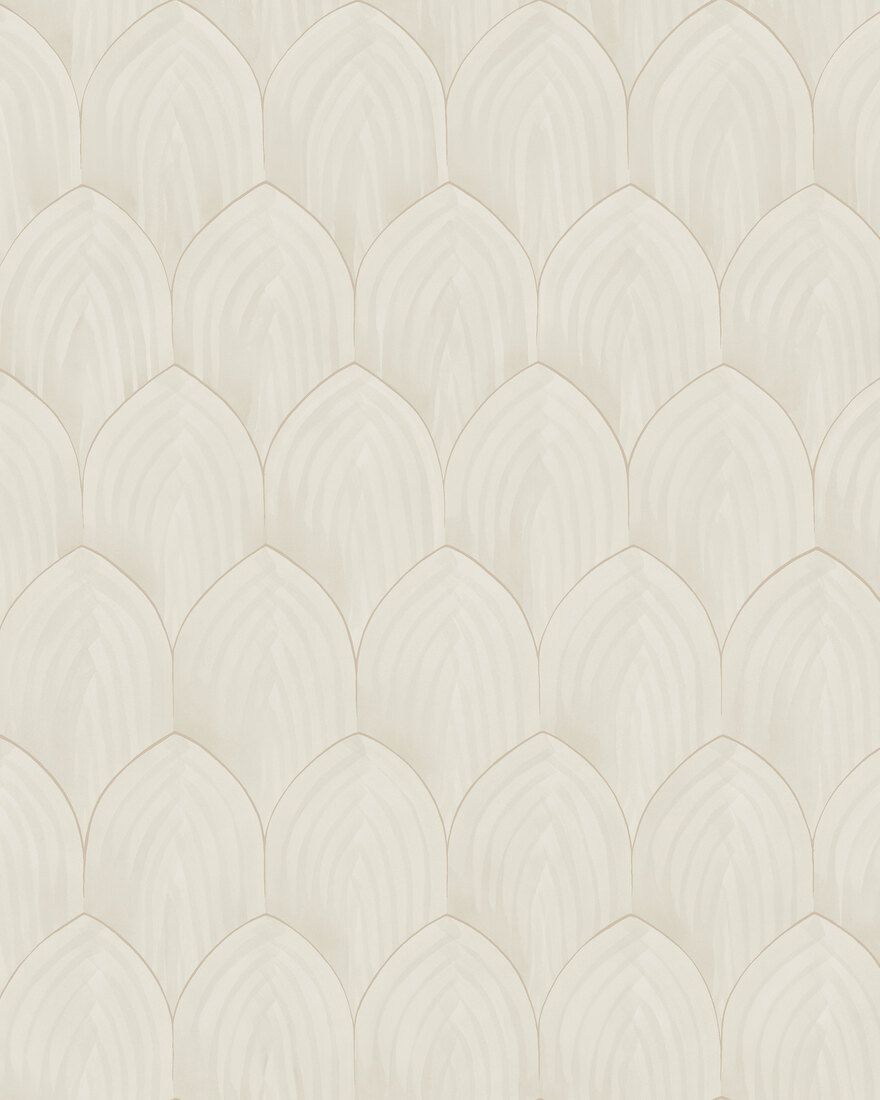 4274 Golden Arches Light White Dreamy Escape Wallpaper by Boråstapeter
