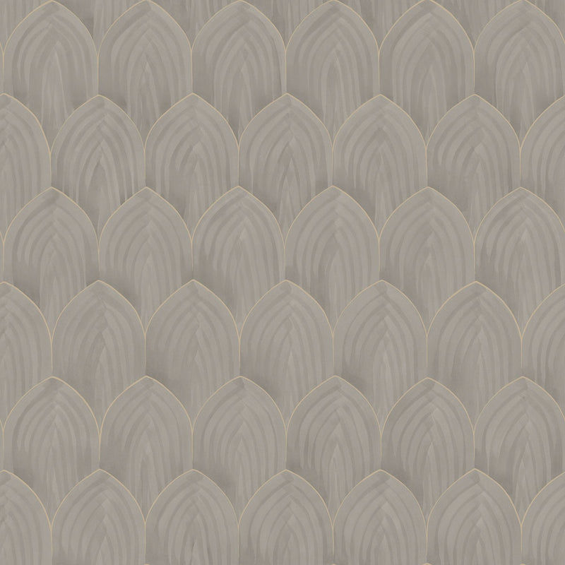 4275 Golden Arches Dark Brown Dreamy Escape Wallpaper by Boråstapeter