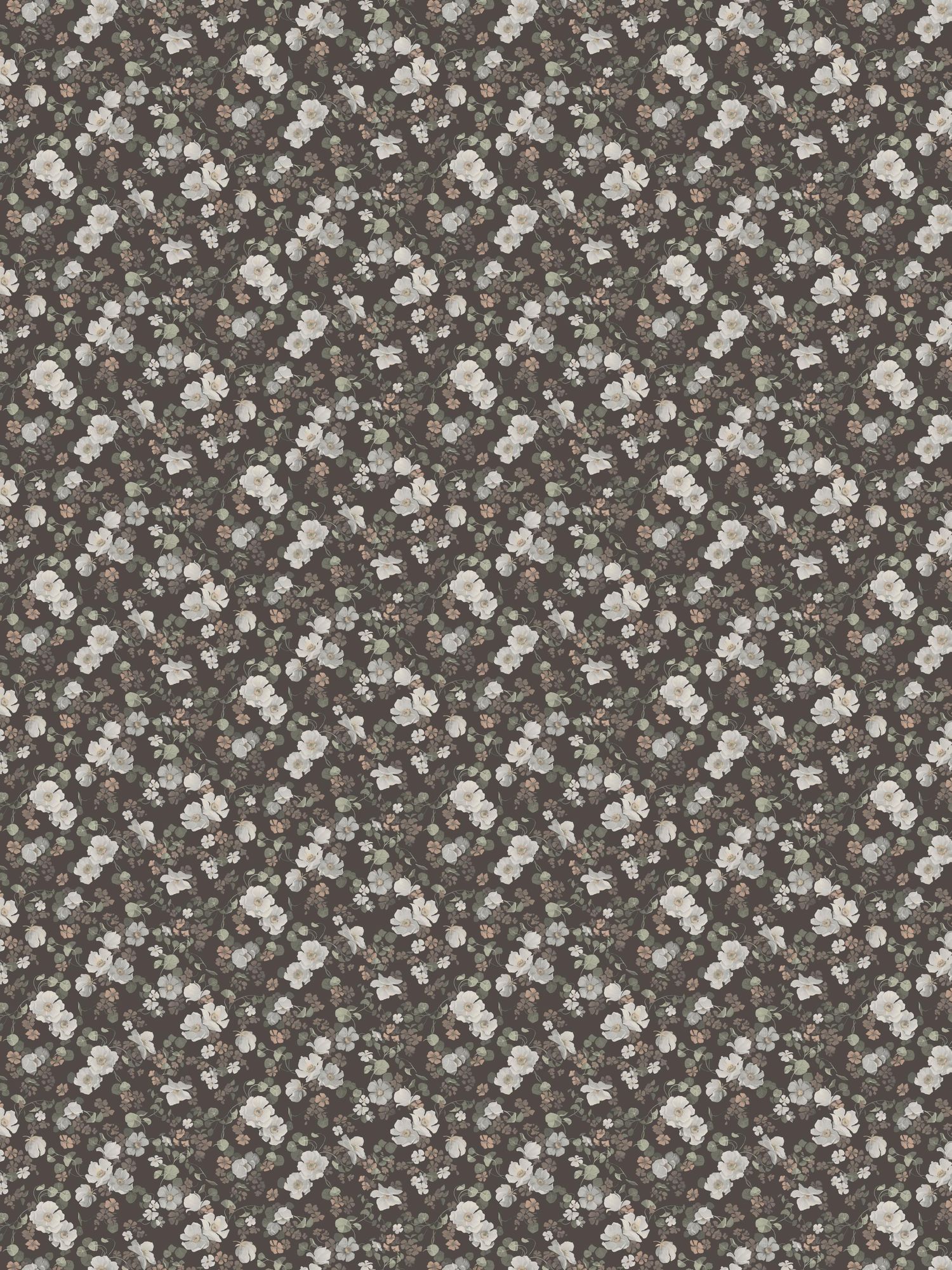 4278 Enchanting Flower Dark Multi and Grey Dreamy Escape Wallpaper by Boråstapeter
