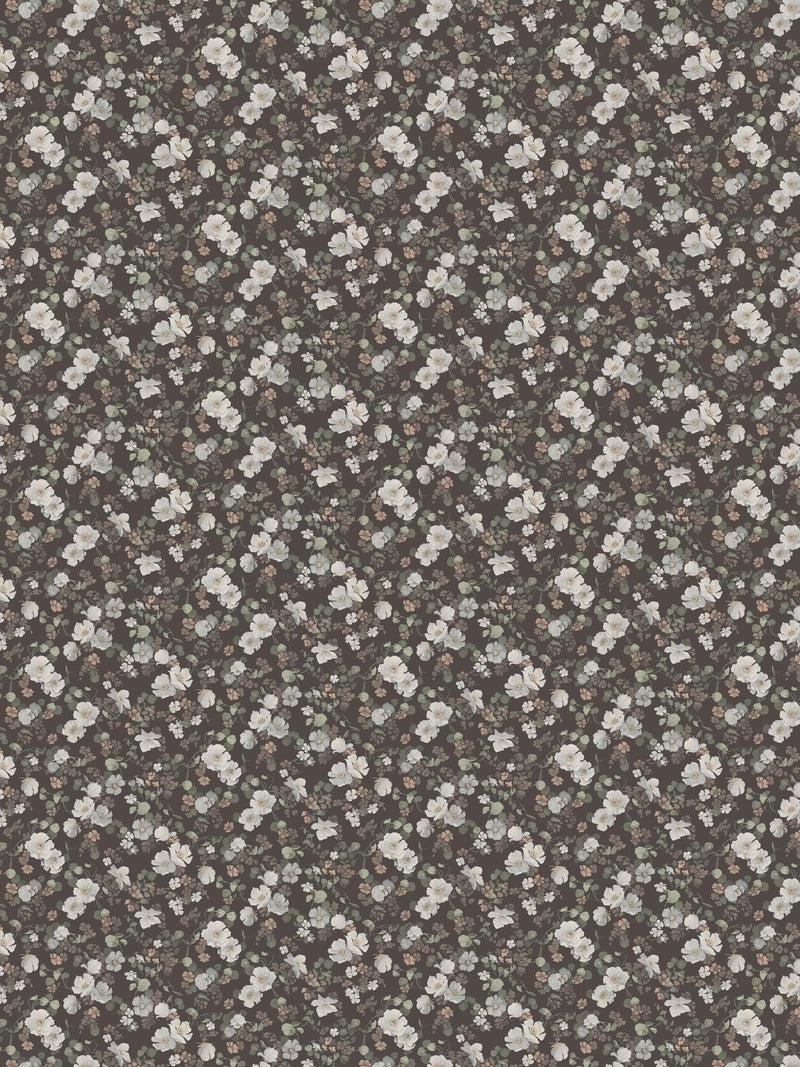4278 Enchanting Flower Dark Multi and Grey Dreamy Escape Wallpaper by Boråstapeter