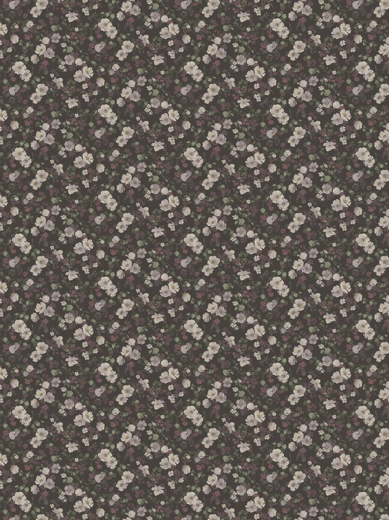 4280 Enchanting Flower Dark Multi and Grey Dreamy Escape Wallpaper by Boråstapeter