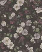 4280 Enchanting Flower Dark Multi and Grey Dreamy Escape Wallpaper by Boråstapeter