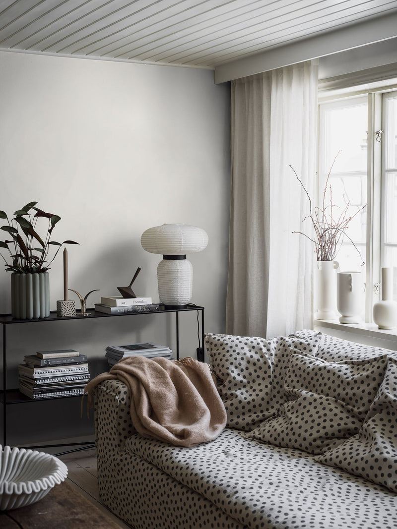 4303 White Linen Linen Wallpaper by Boråstapeter