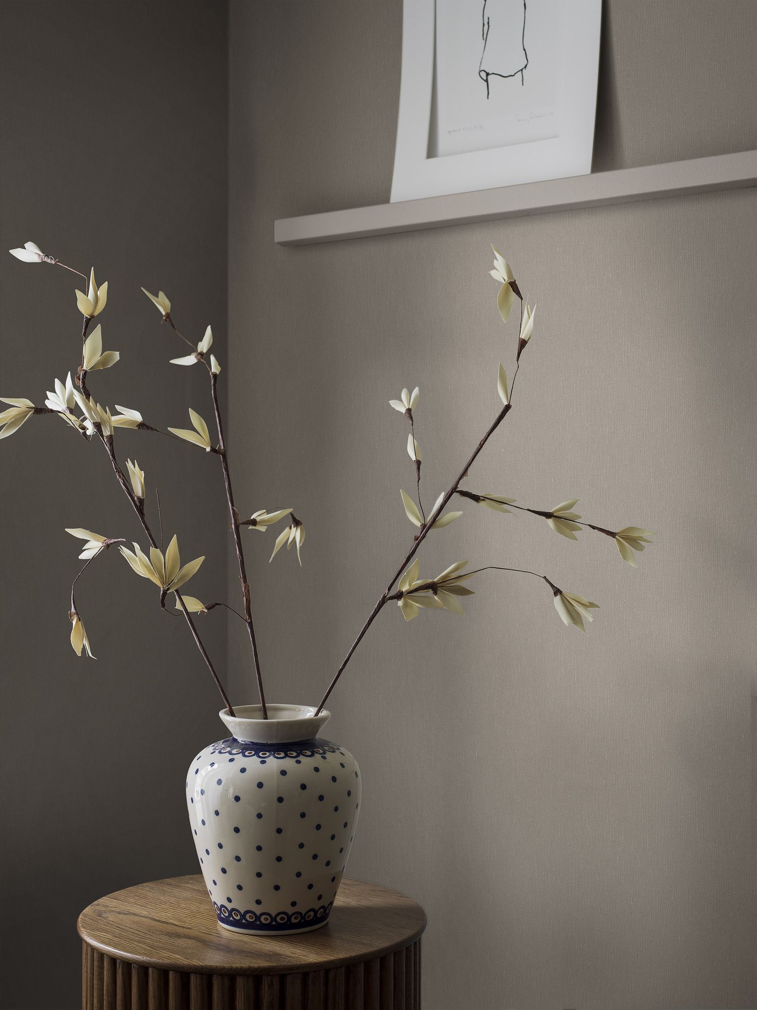 4313 Muscot Linen Linen Wallpaper by Boråstapeter