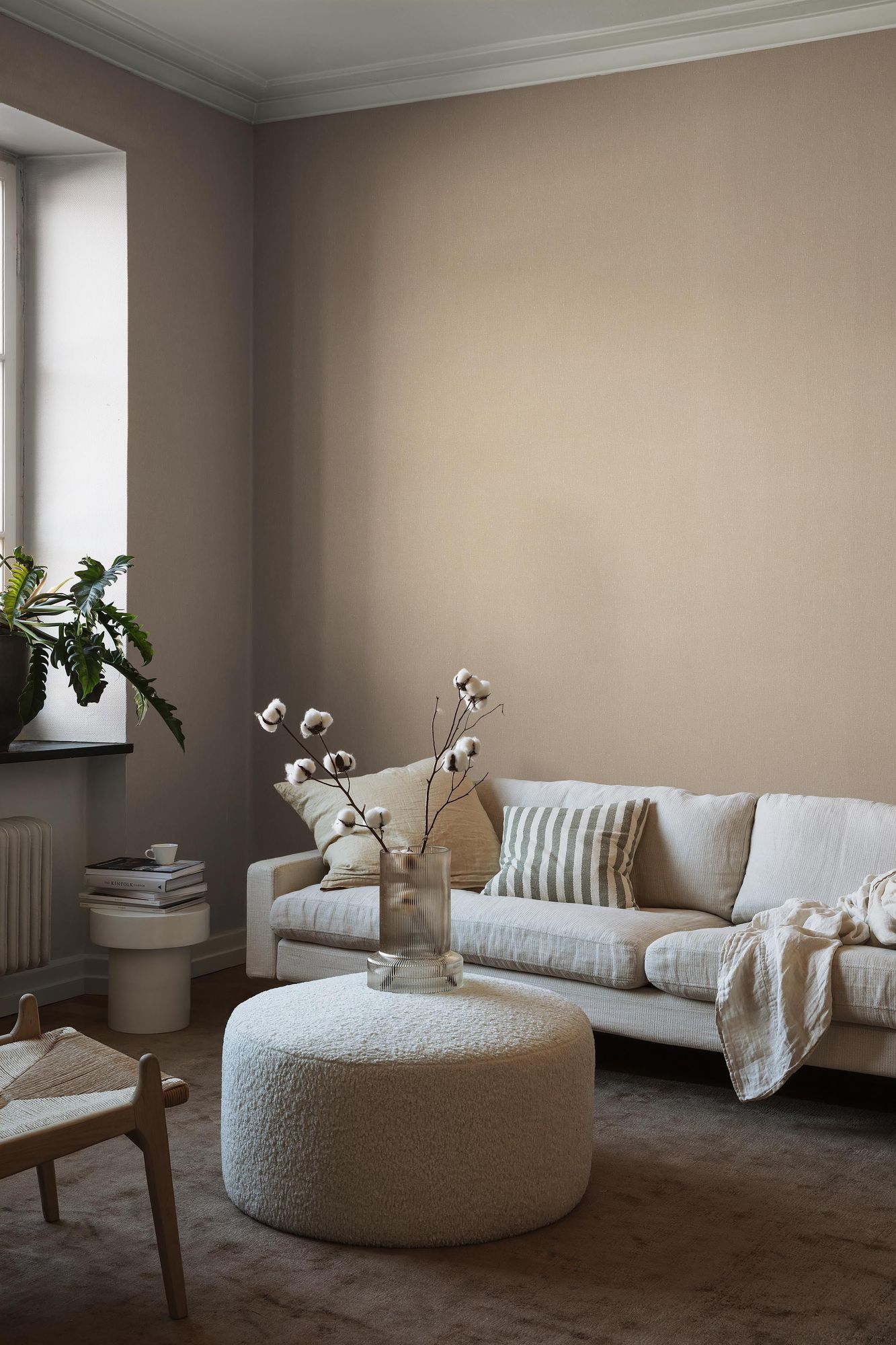 4317 Golden Linen Linen Wallpaper by Boråstapeter