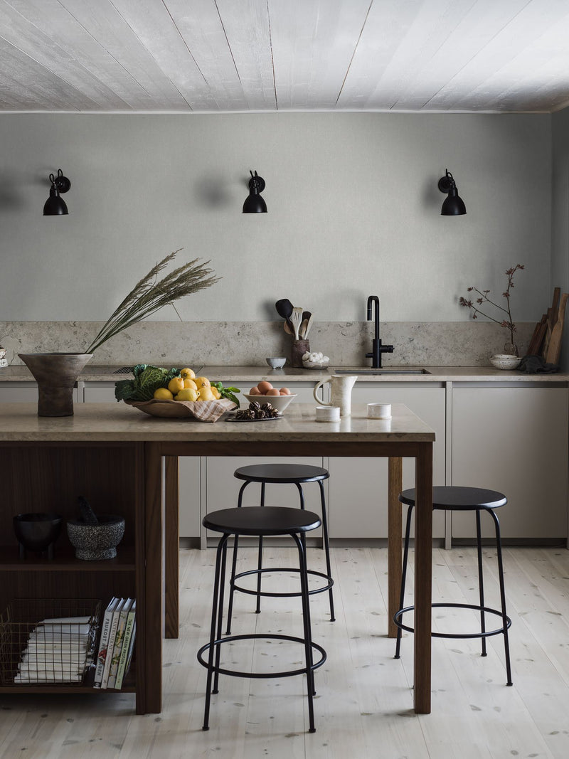 4320 Dove Grey Linen Wallpaper by Boråstapeter