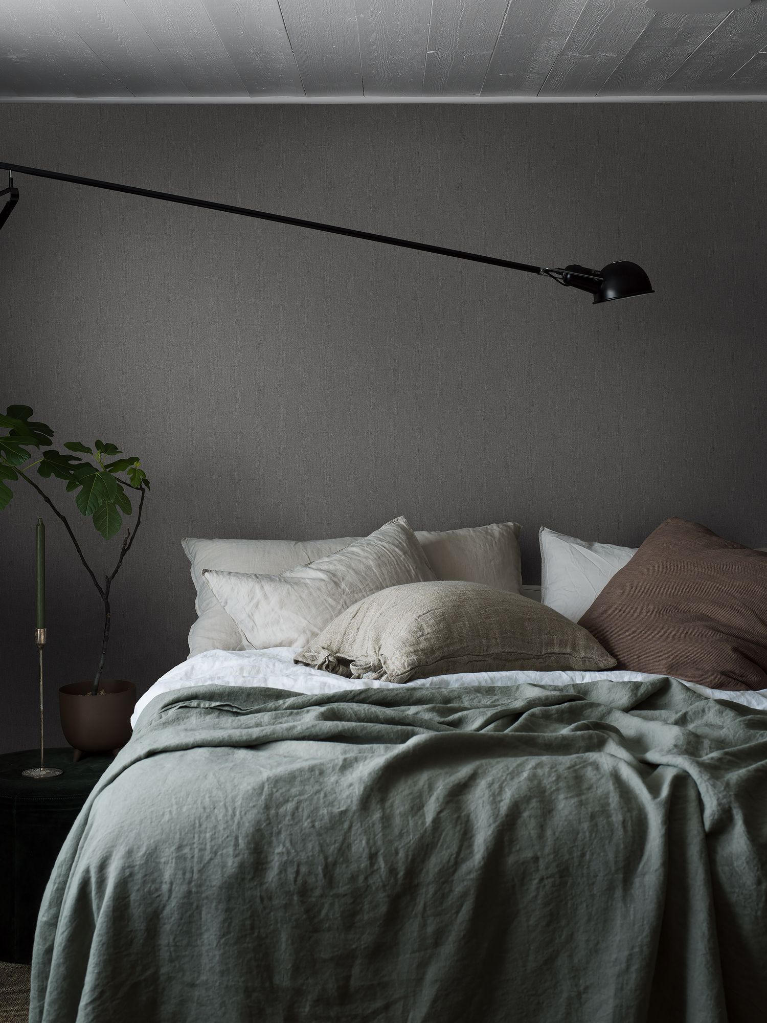 4322 Dim Linen Linen Wallpaper by Boråstapeter