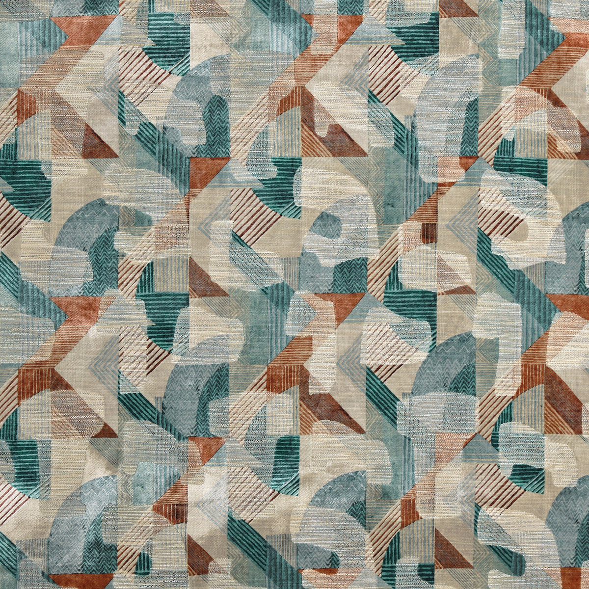 4325/770 Clifford Lagoon Revival Fabric by Prestigious Textiles