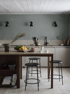 4330 Dusty Denim Linen Wallpaper by Boråstapeter