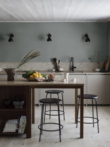 4330 Dusty Denim Linen Wallpaper by Boråstapeter