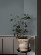 4330 Dusty Denim Linen Wallpaper by Boråstapeter