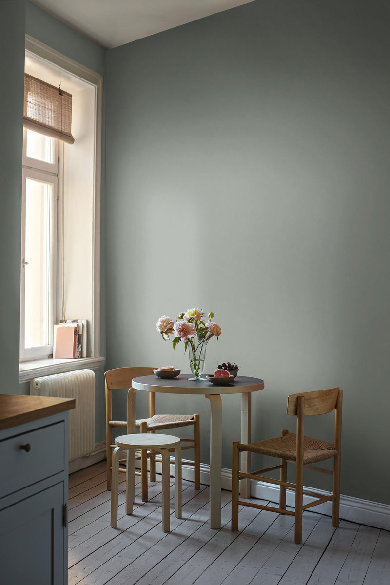 4331 Soft Jade Linen Wallpaper by Boråstapeter