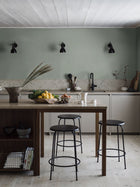 4332 Minty Green Linen Wallpaper by Boråstapeter