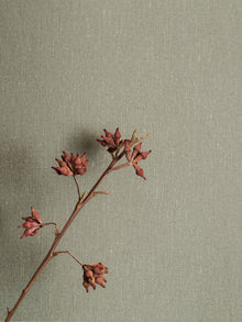 4335 Soft Olive Linen Wallpaper by Boråstapeter