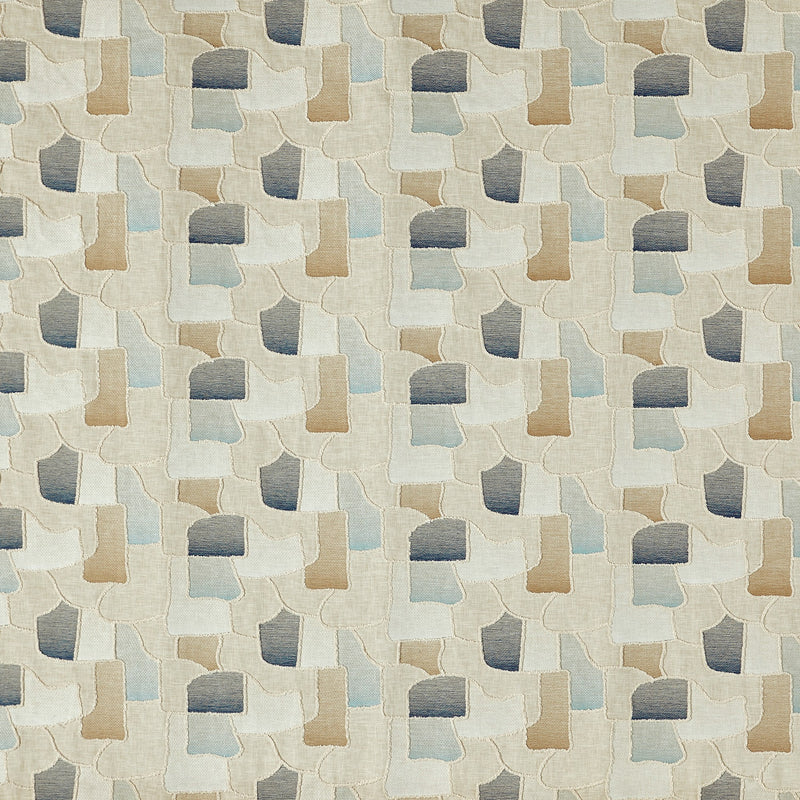 4338/770 Farnsworth Lagoon Pioneer Fabric by Prestigious Textiles